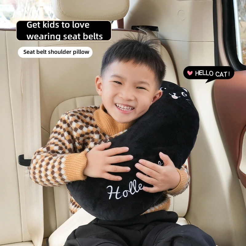 Infant Car Seat Cover - Car Child Safety Belt Anti-Strangle Neck