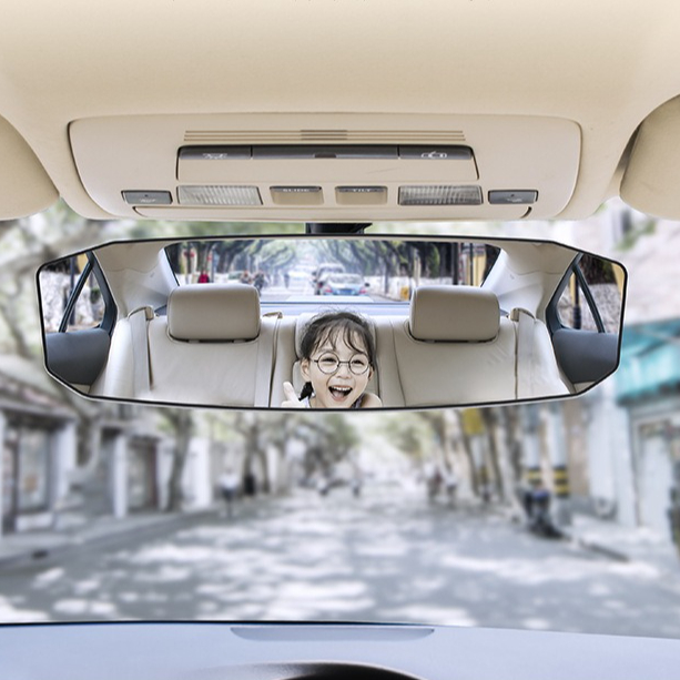 Infant Car Seat Cover - Car Rearview Mirror View Wide Angle